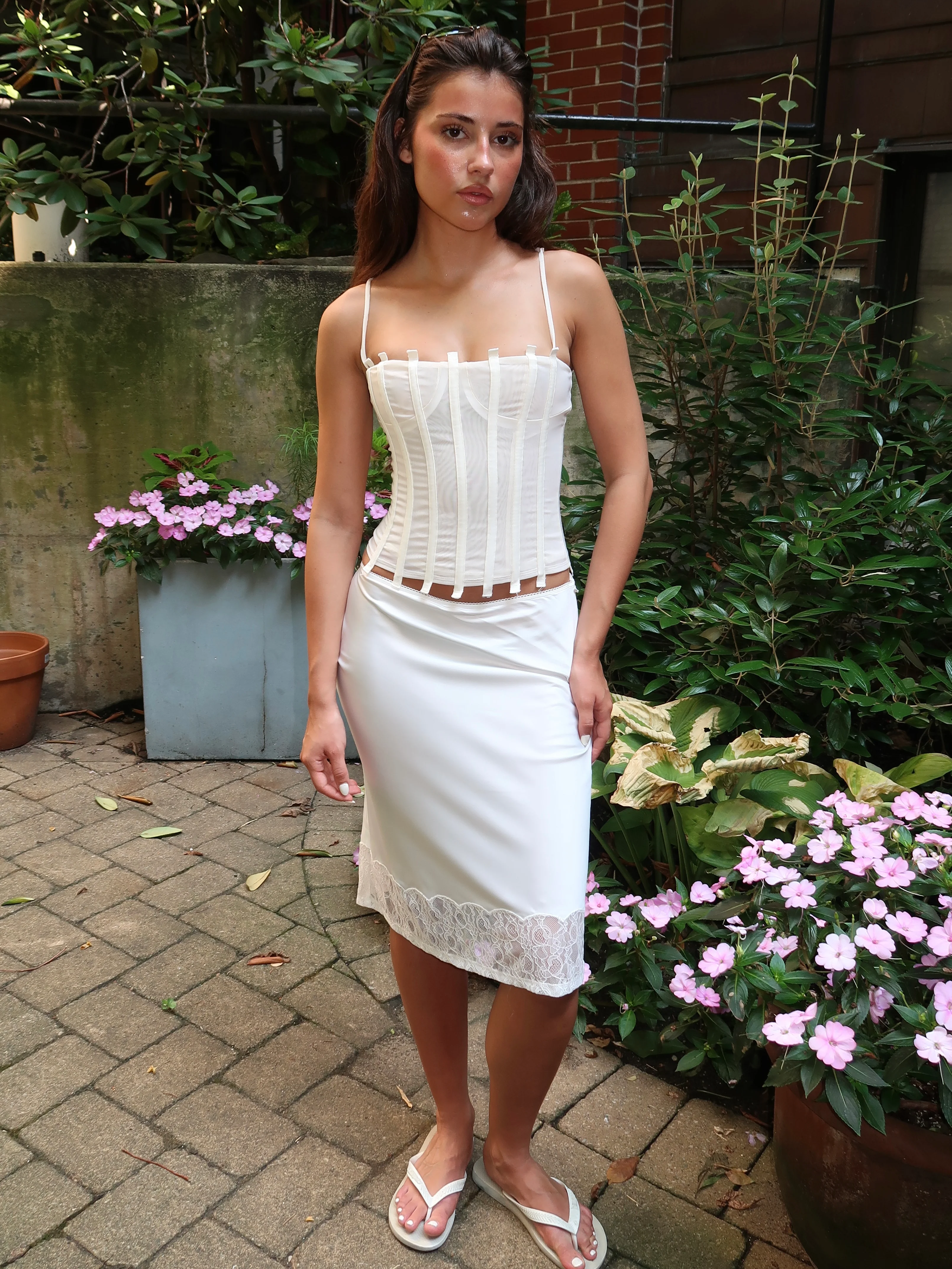 Aimee Skirt in Vanilla - Image 2