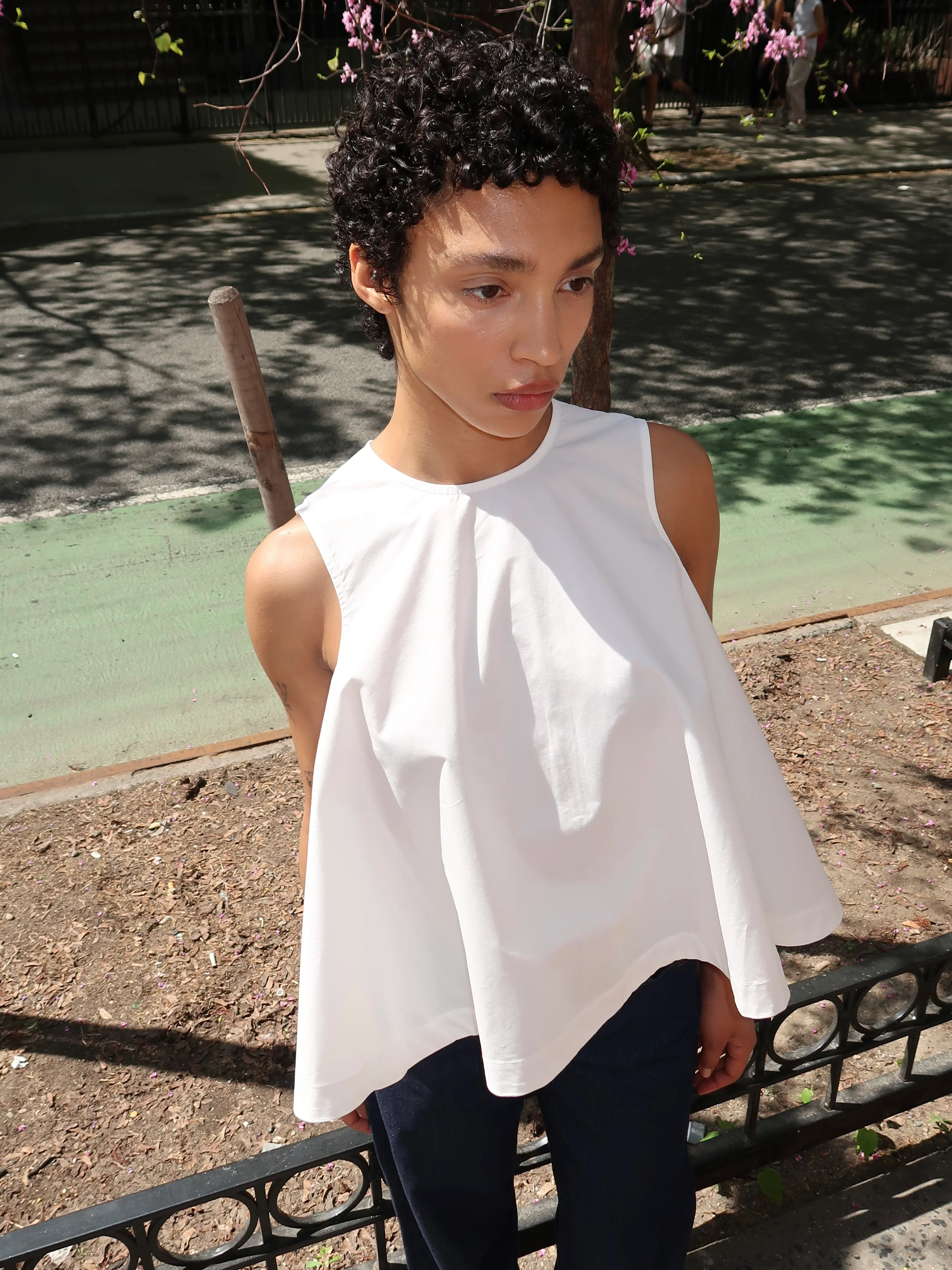 Alfie Top in White - Image 2