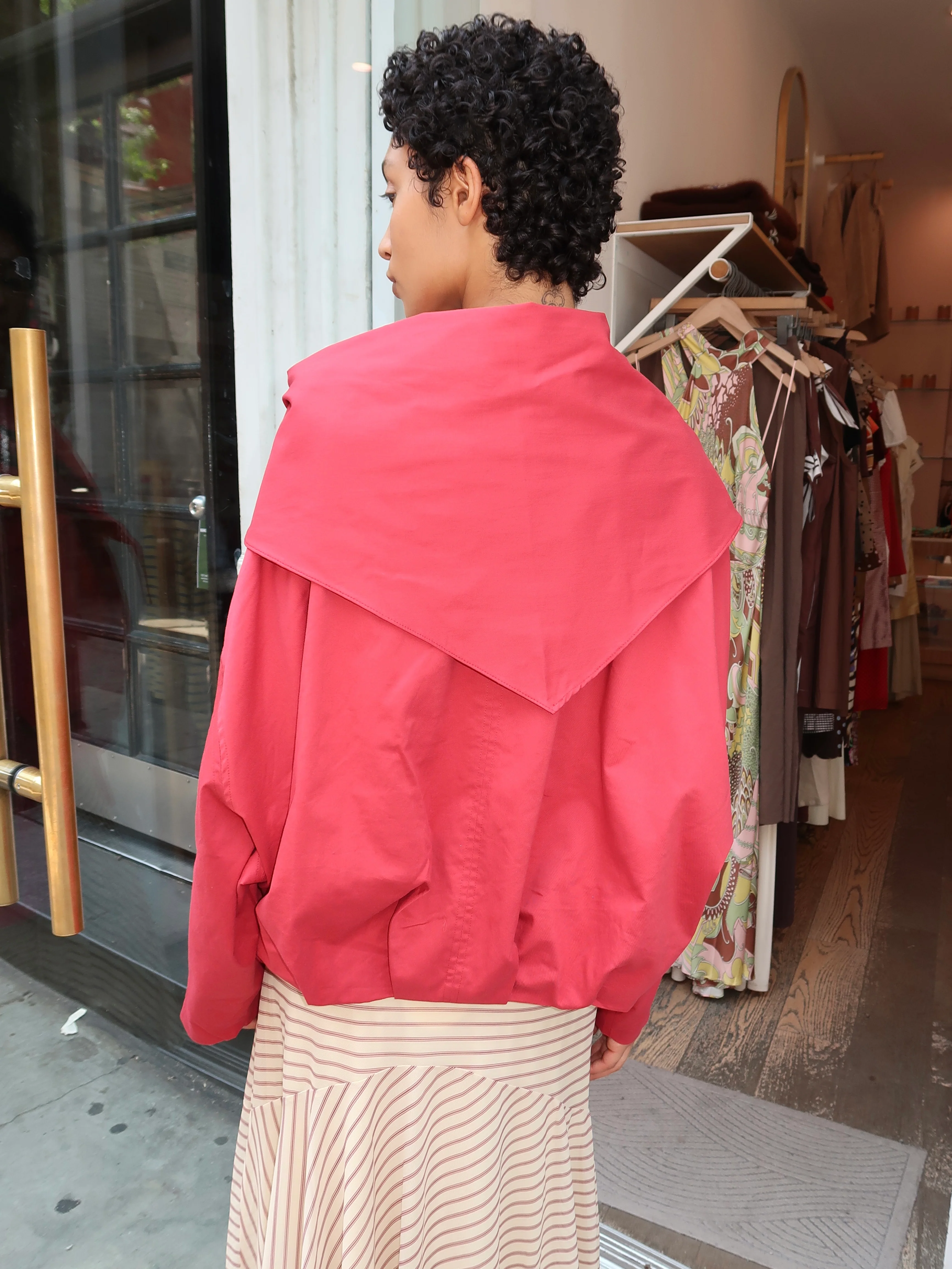 Archie Jacket in Ruby - Image 3