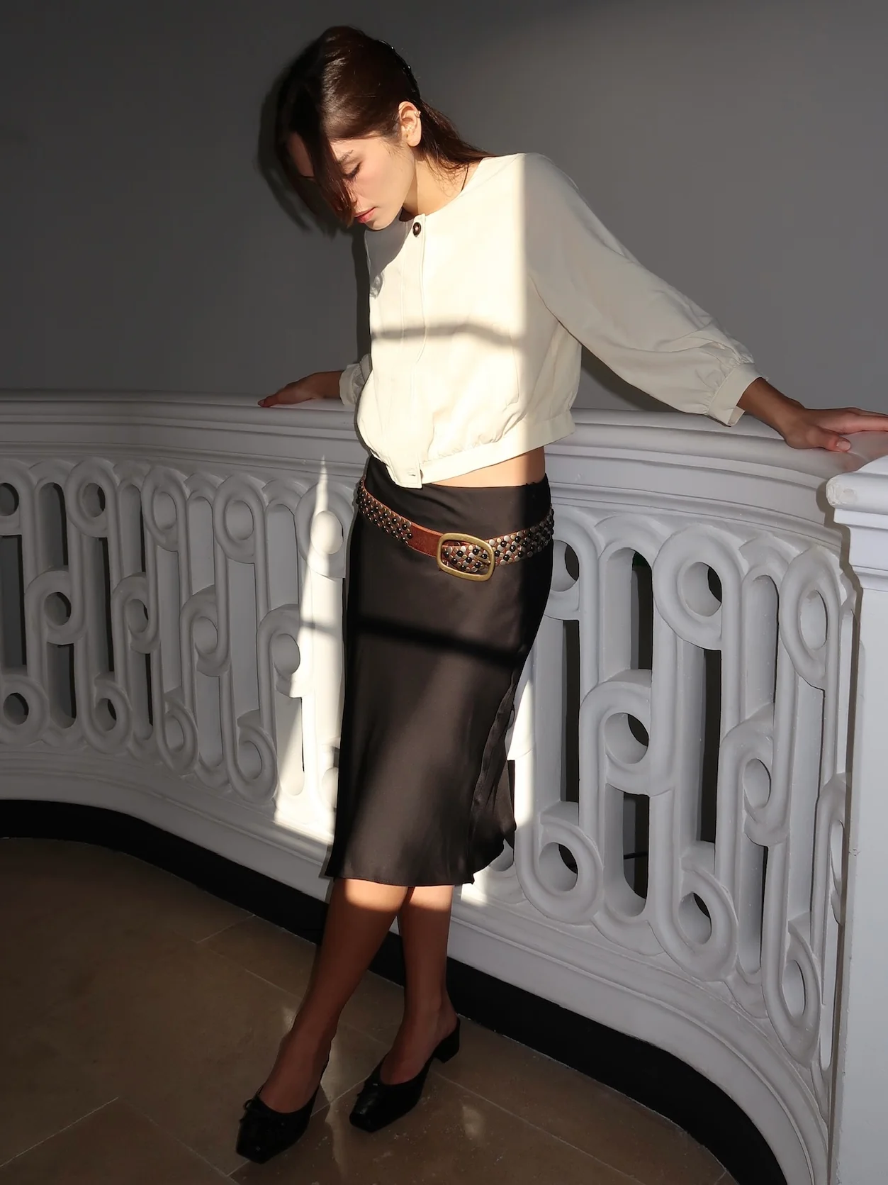 Berlin Midi Skirt in Black