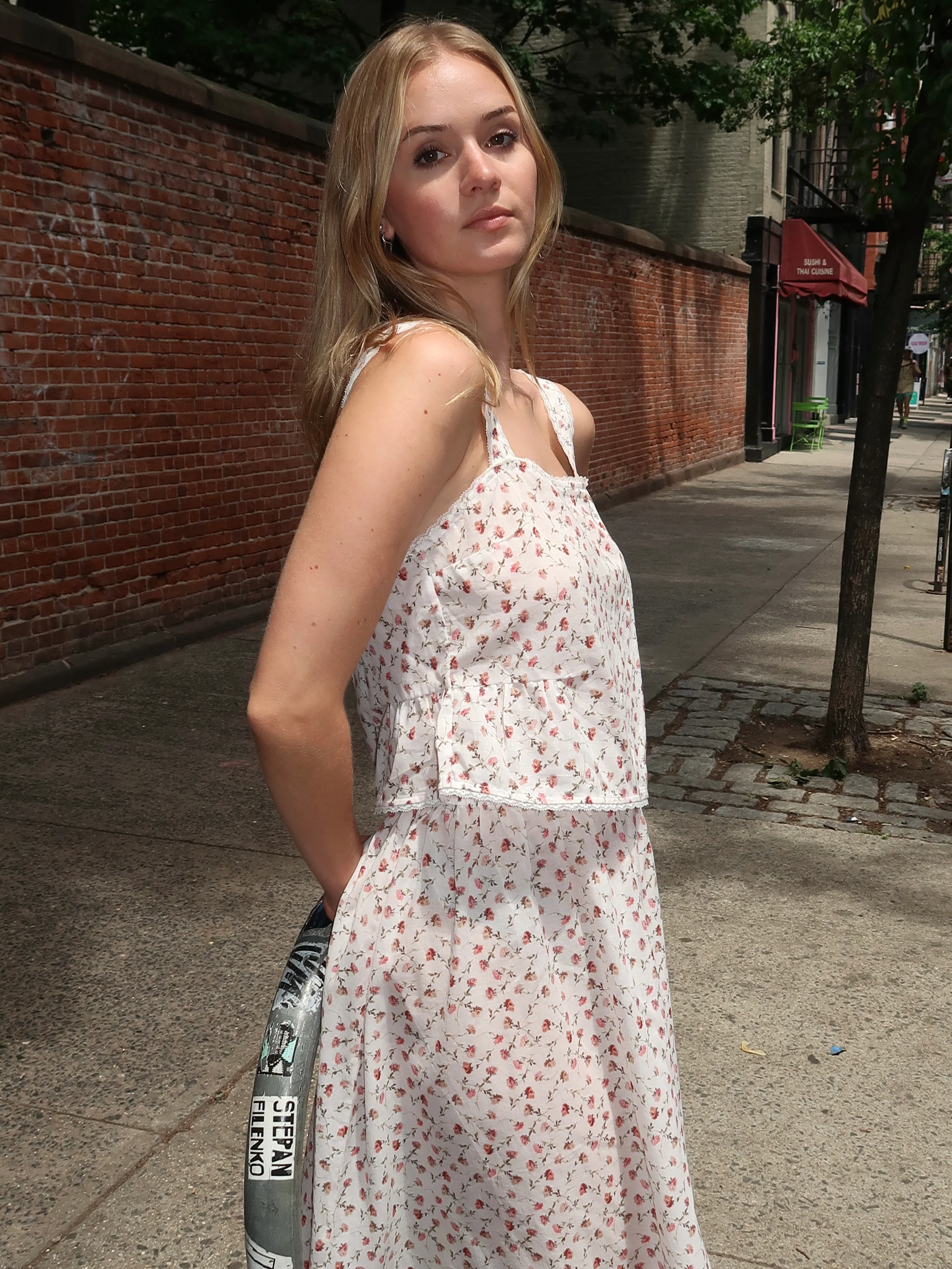 Charlotte Top in Watercolour Floral - Image 4