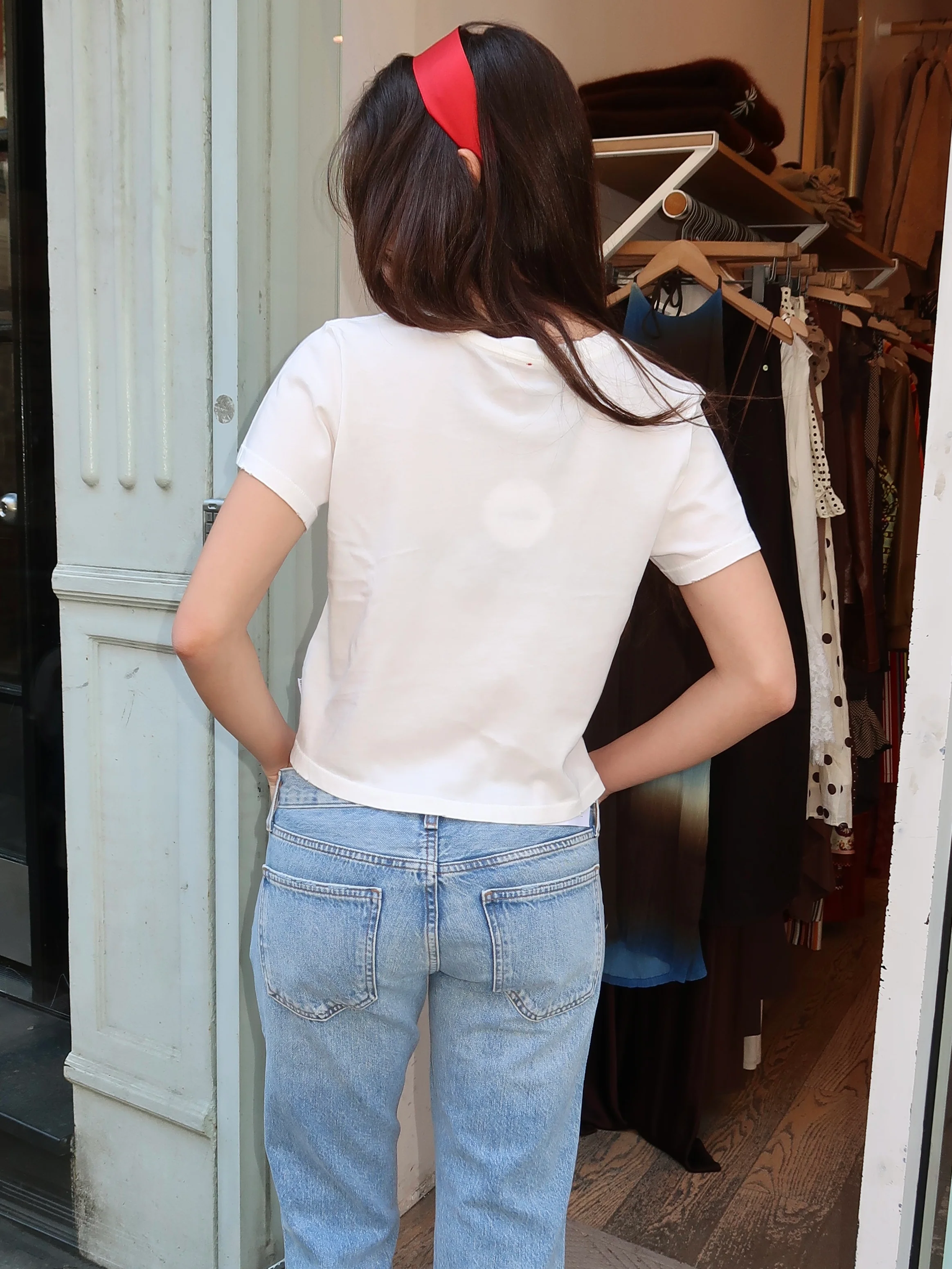 Darling Tee in Vintage White - Image 3