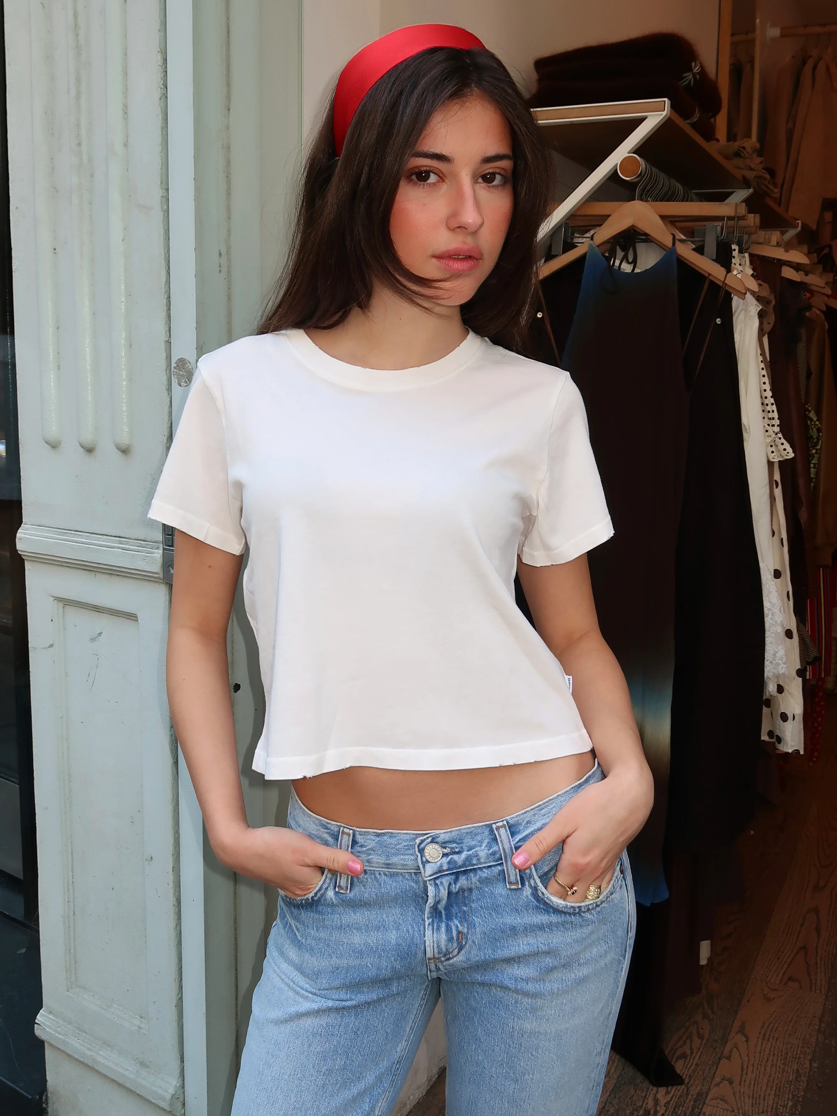 Darling Tee in Vintage White - Image 4