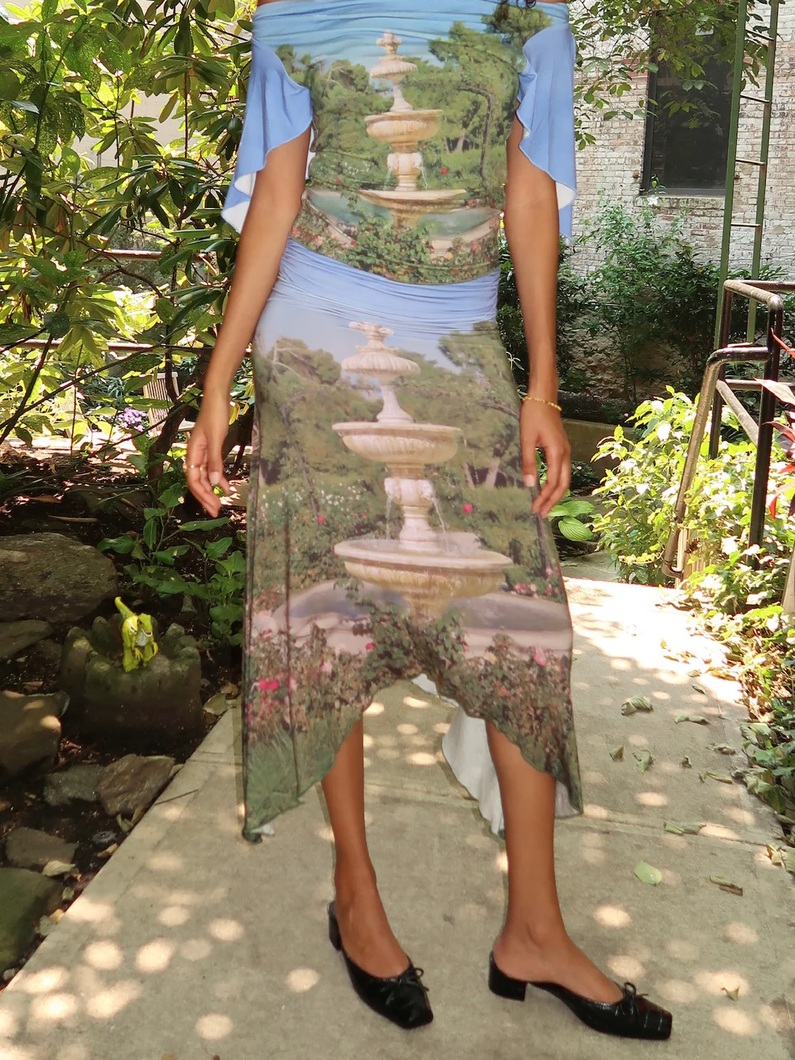 Ursula Convertible Tube Dress/Skirt in Fountain - Image 2