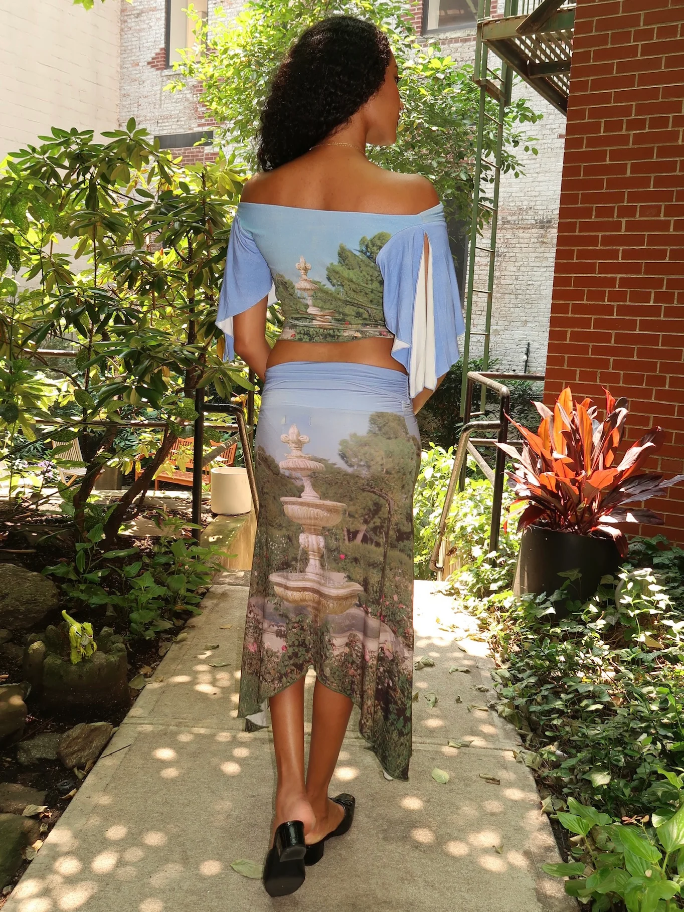 Ursula Convertible Tube Dress/Skirt in Fountain - Image 3