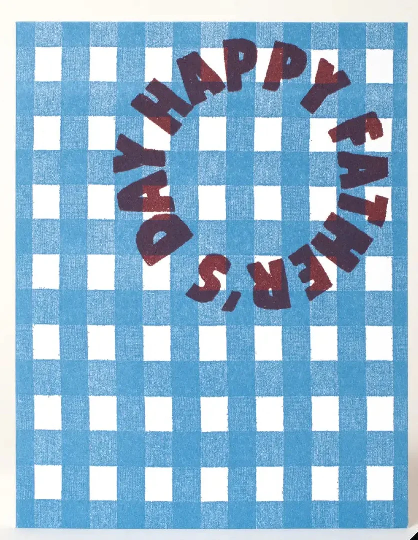Father's Day Gingham