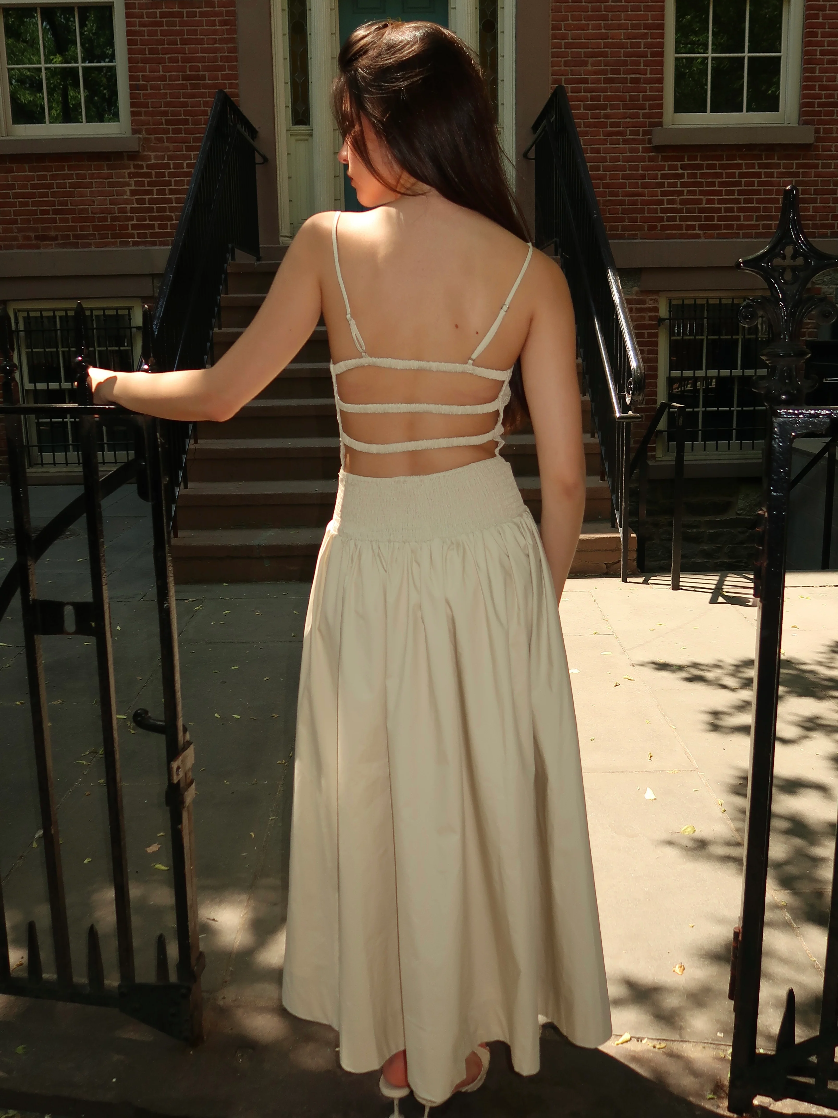 Granada Dress in Stone - Image 3