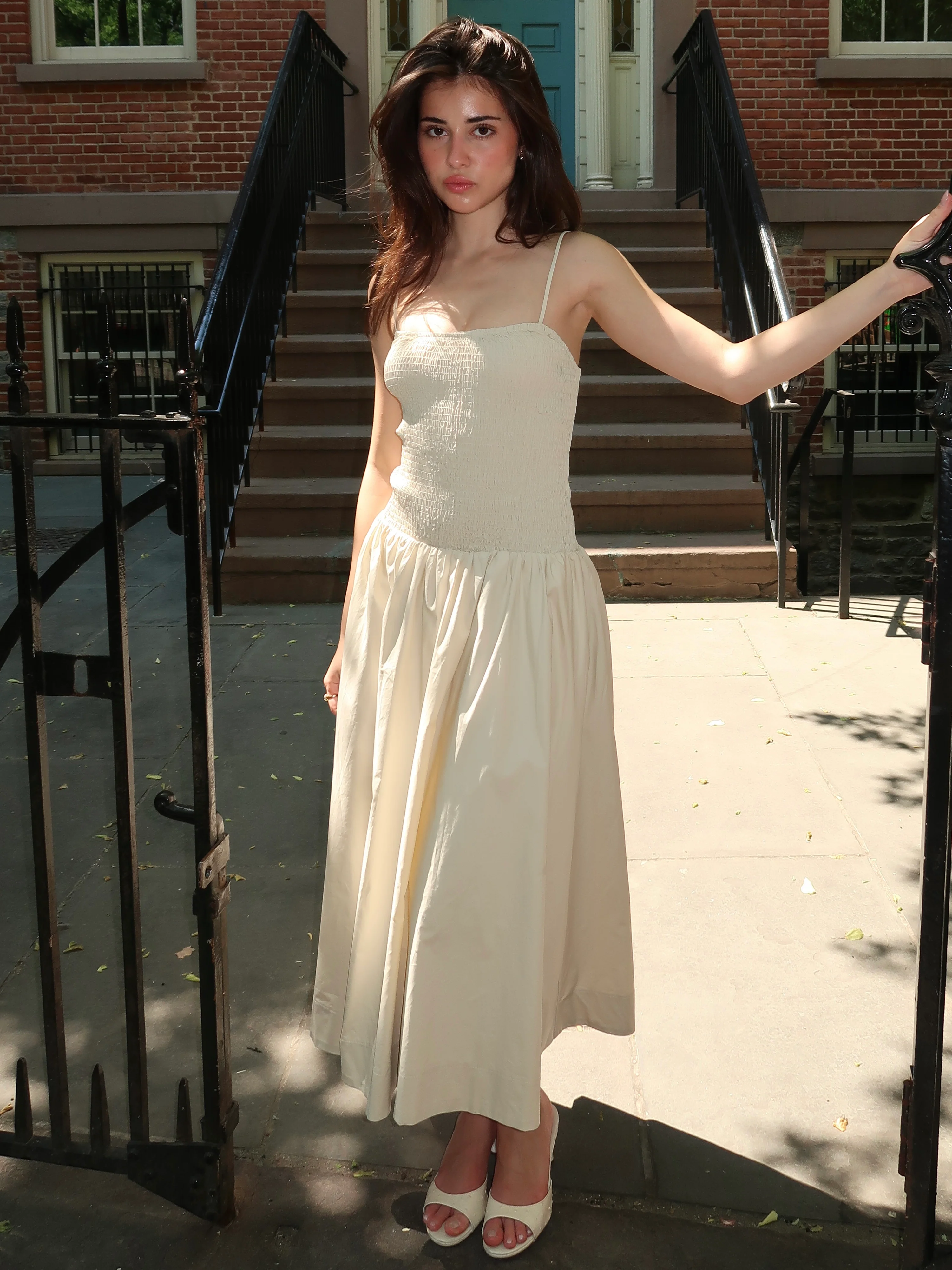 Granada Dress in Stone - Image 4