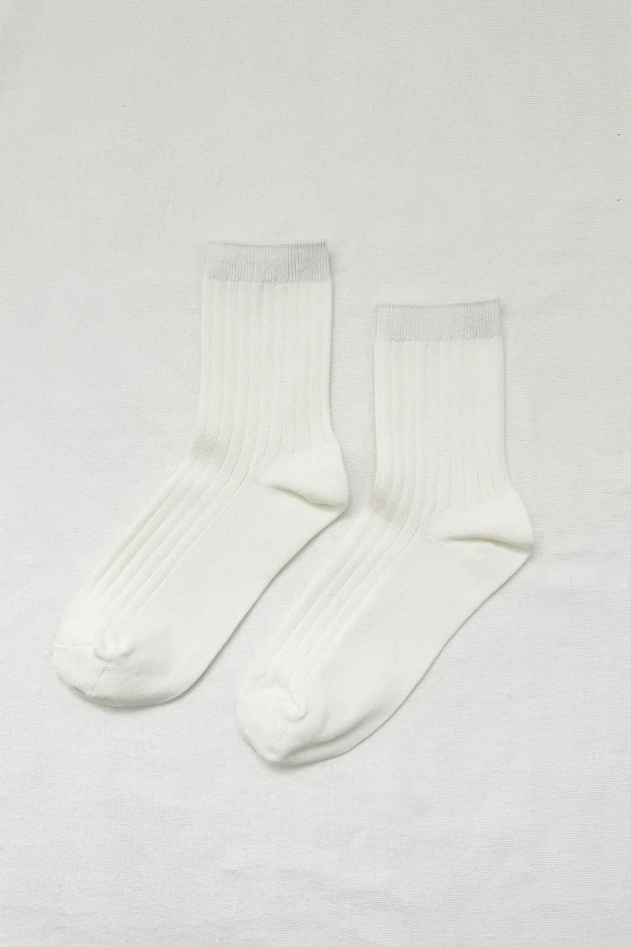 Her Socks in Classic White
