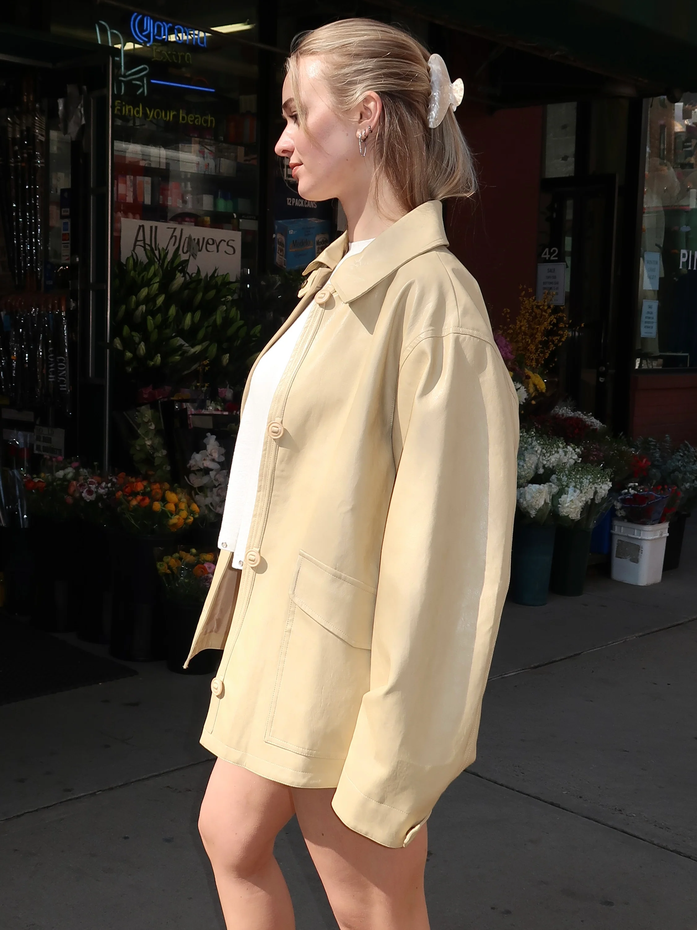 Jesse Jacket in Tan - Image 2