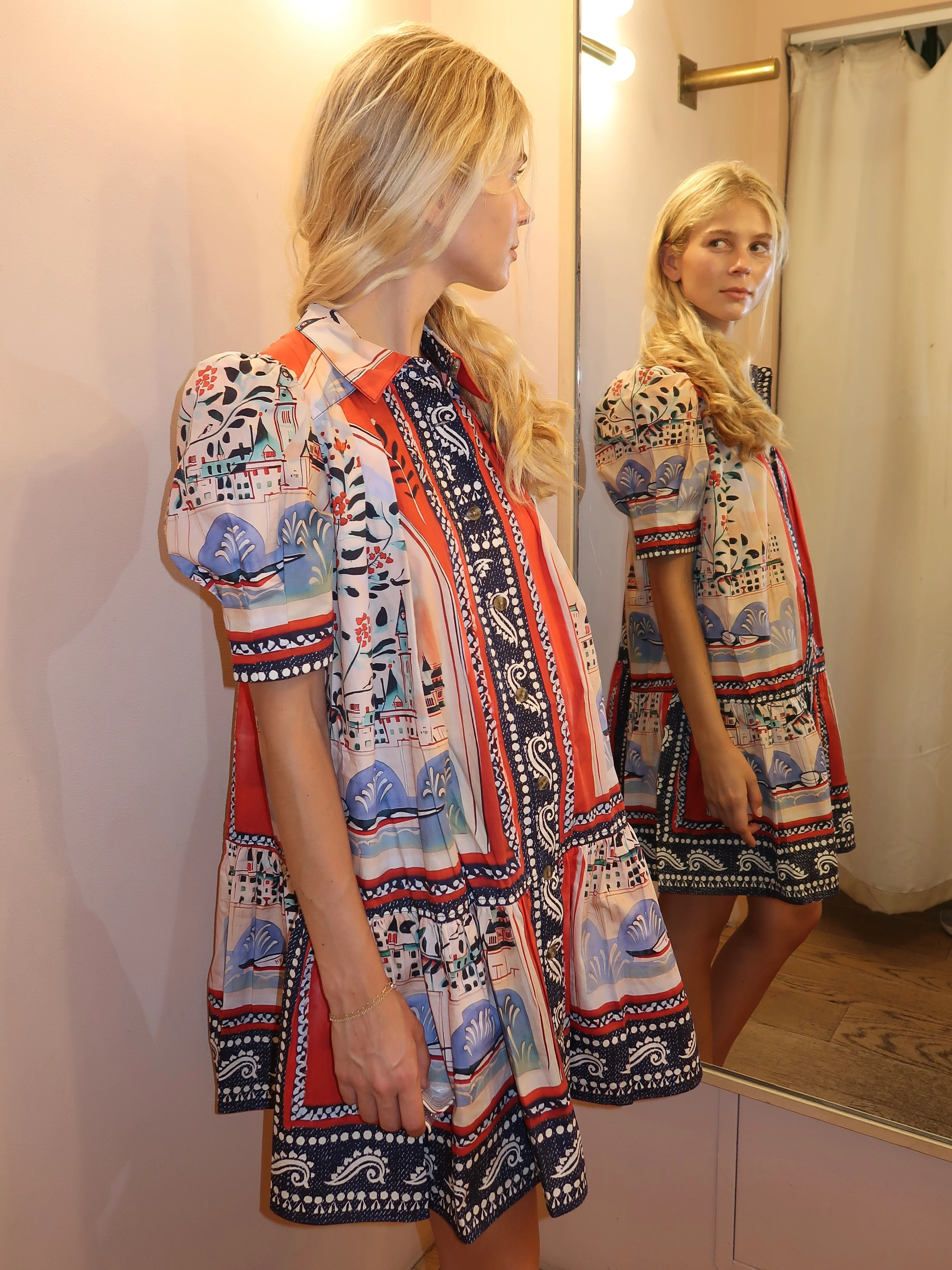 Leslie Dress in Coastal Village - Image 2
