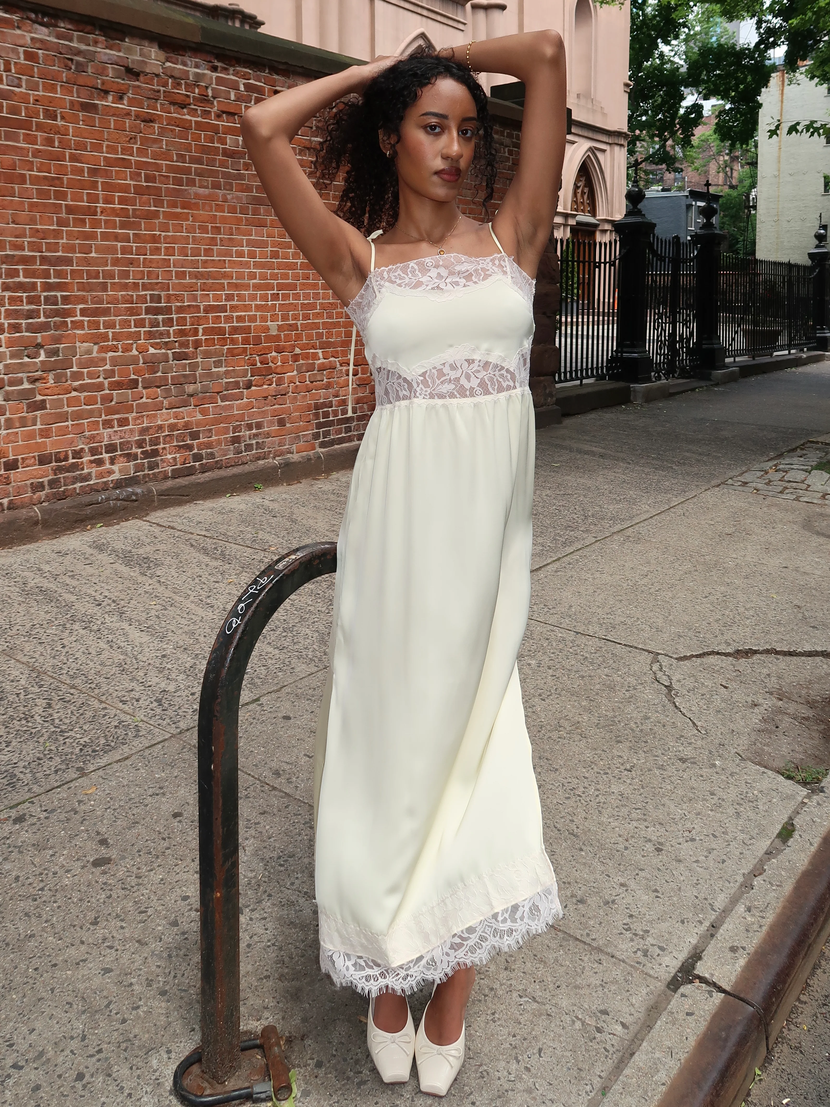 Morris Midi Dress in Lucia Lace