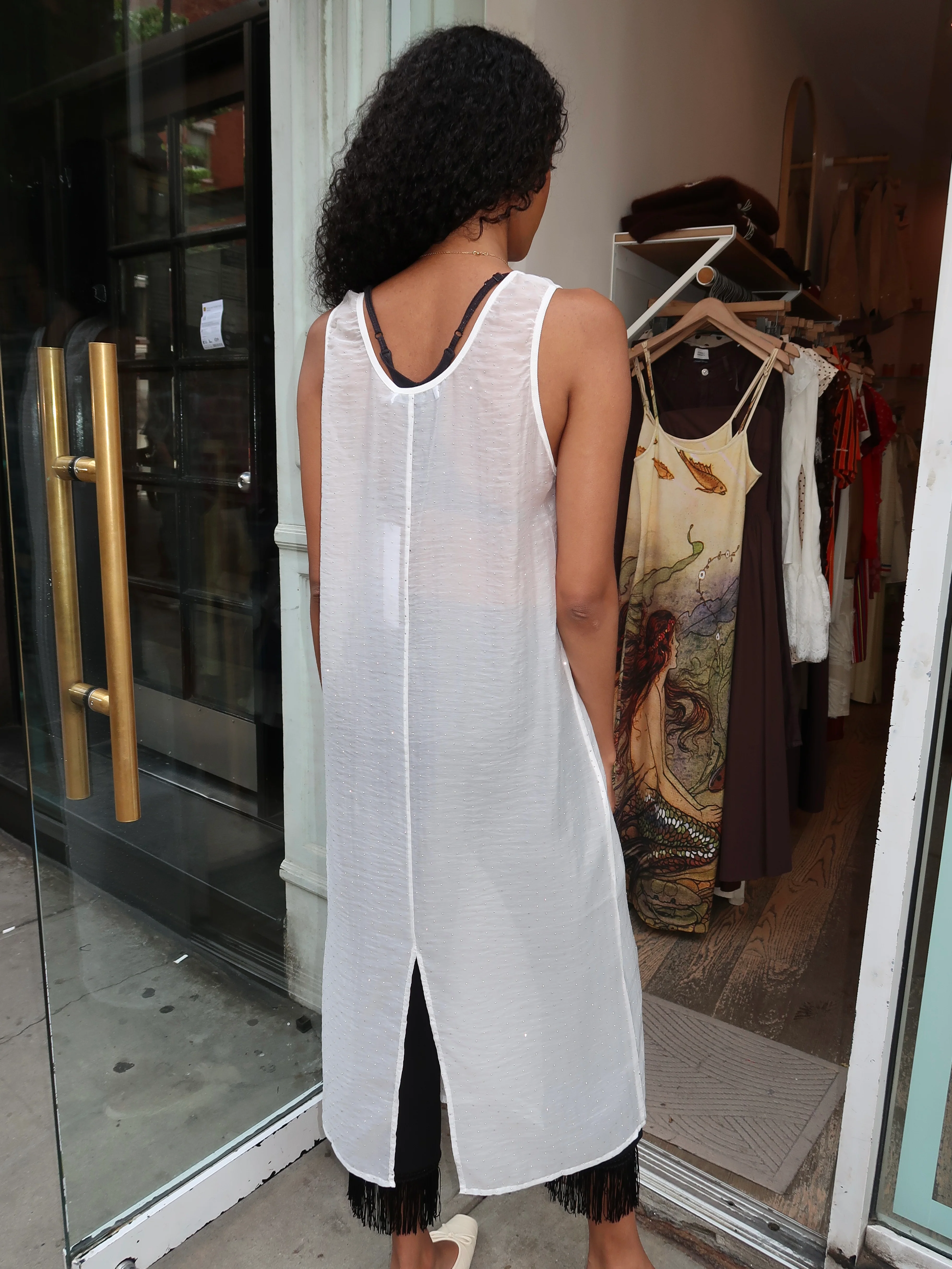Scaly Dress in White - Image 3