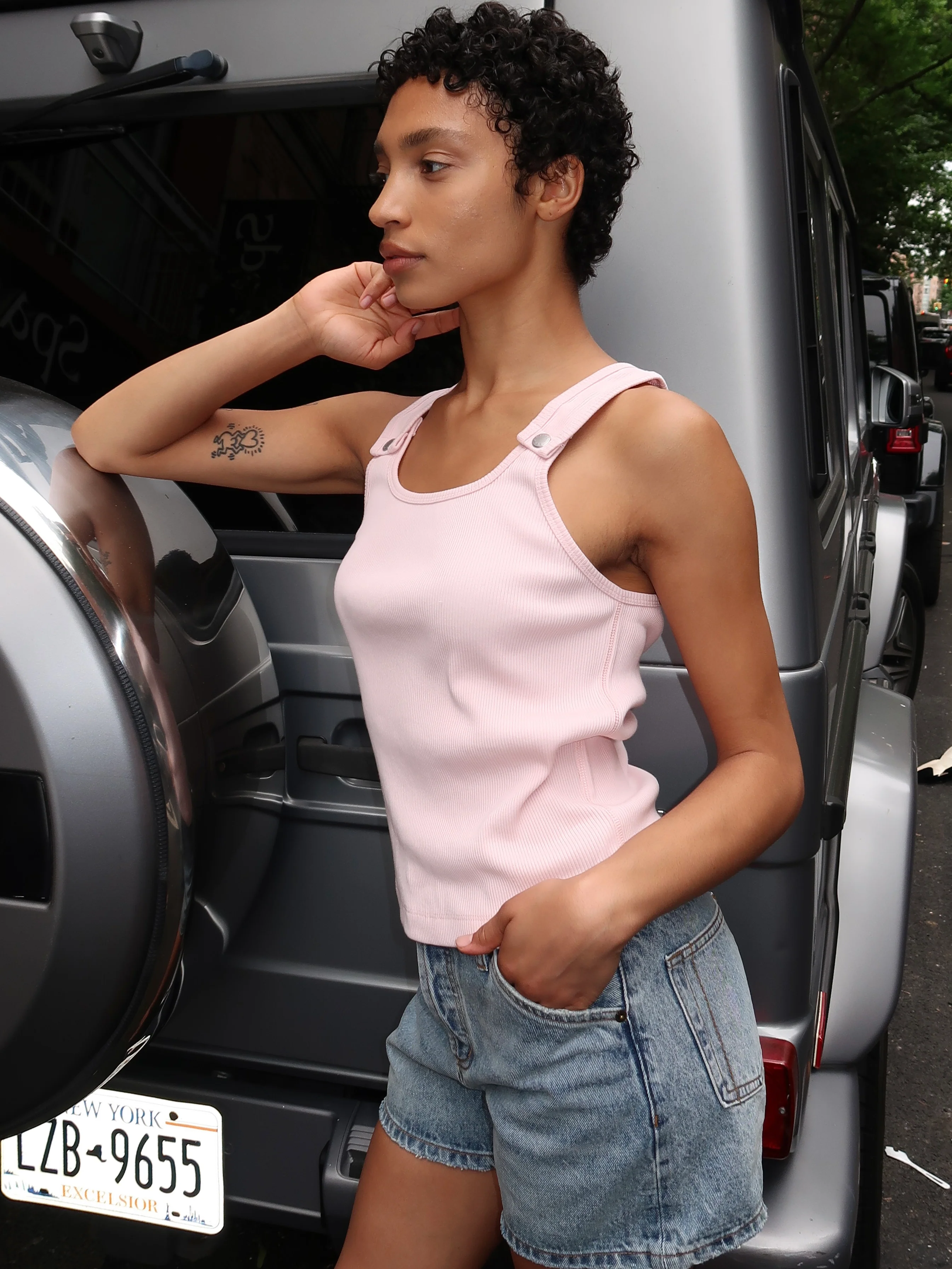 Snap Tank in Pink - Image 2