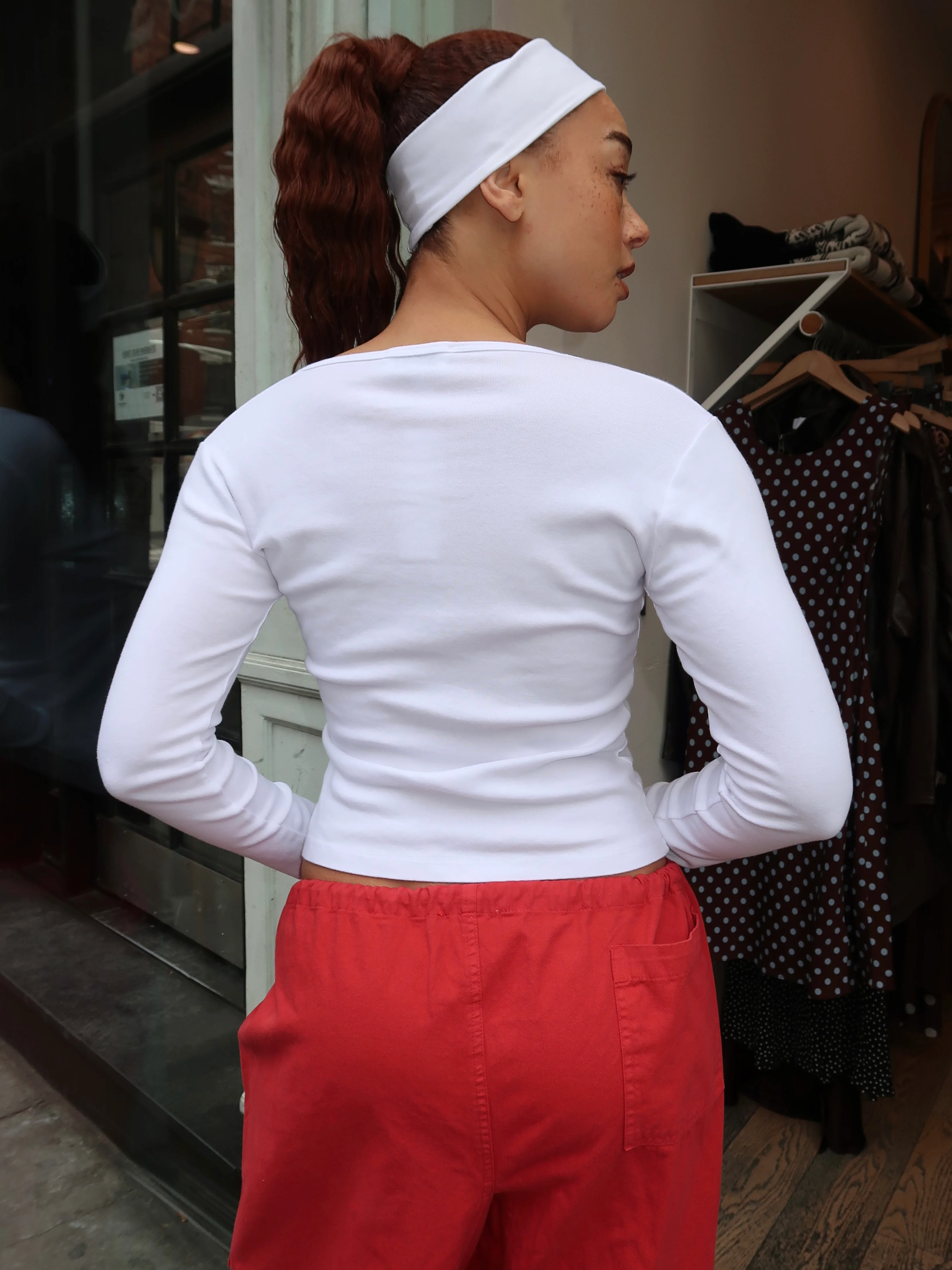 Sophie Cardigan in White - Image 3
