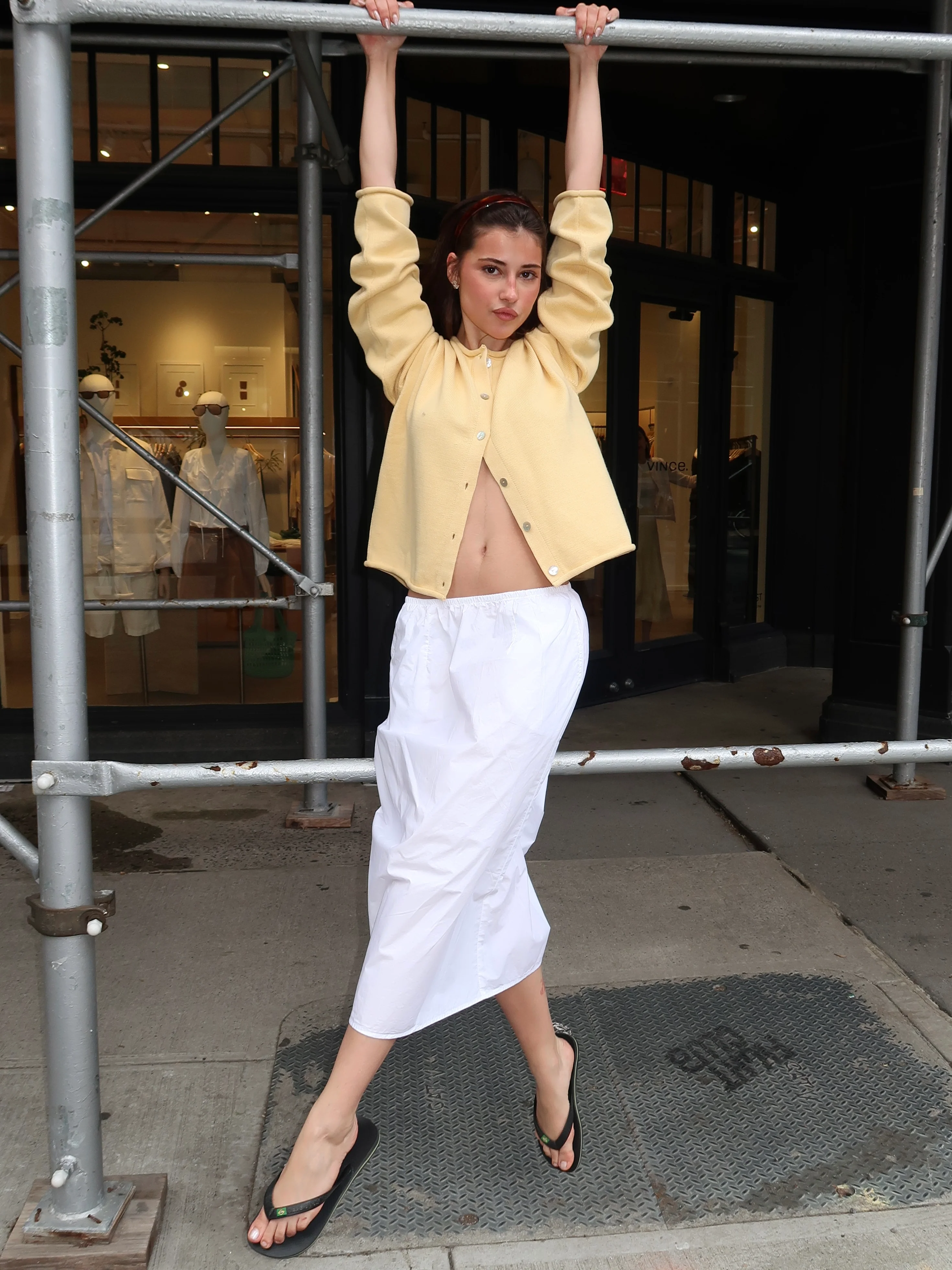 The Pop Skirt in Powder