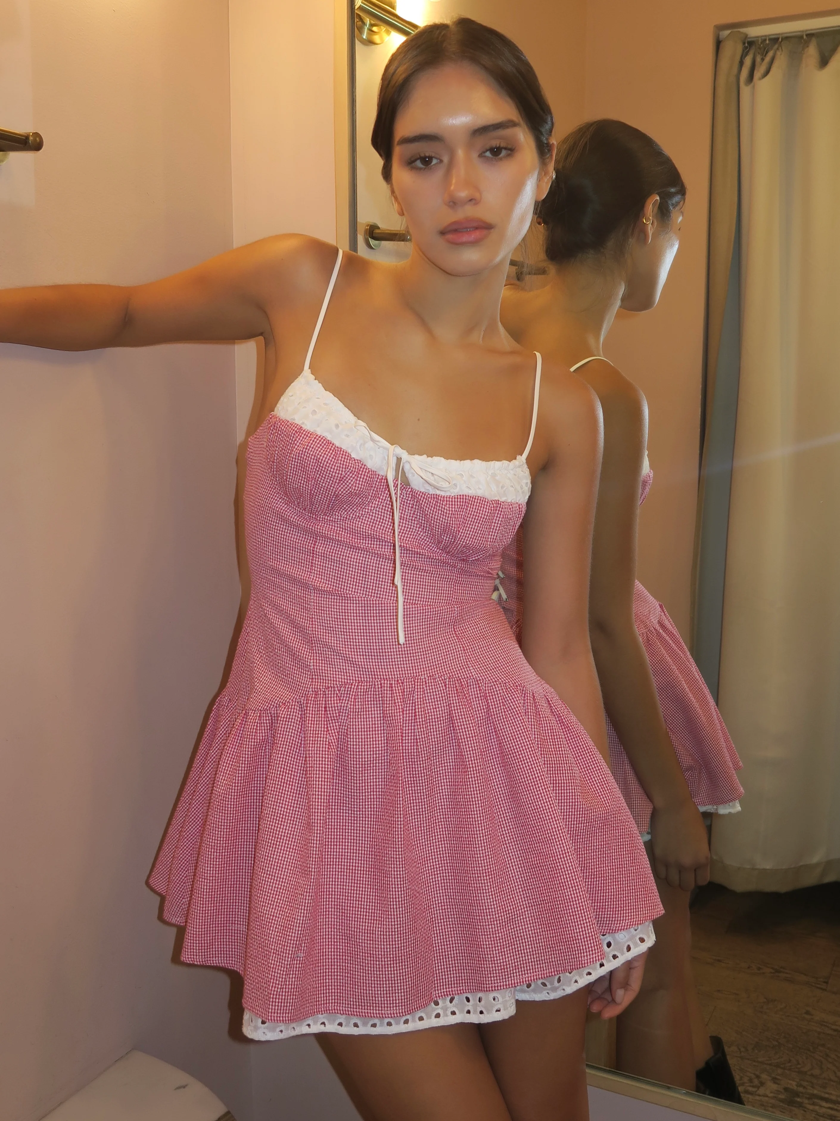 Winslow Dress in Red - Image 4